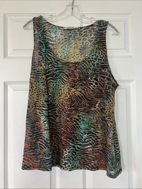 🌷6/$20🌷 American Rag Multi-Color Animal Print Tank Top